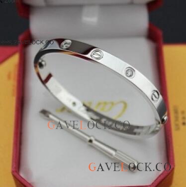 Copy Cartier Love Bracelet Stainless Steel Diamond